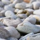close up of pebbles on a beach