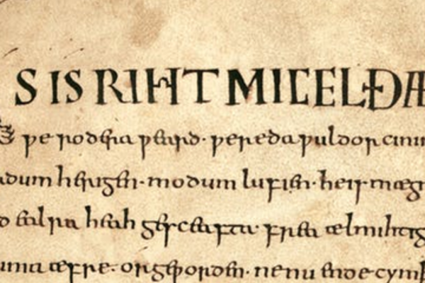 Anglo Saxon text