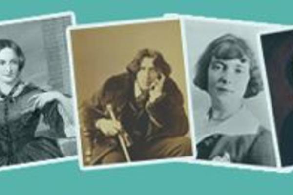 Collection of photos of authors who feature on great writers inspire website