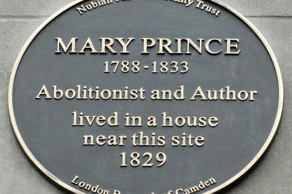 mary prince plaque