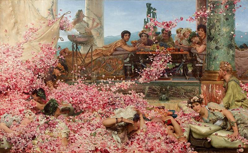 the roses of heliogabalus by Lawrence Alma-Tadema 