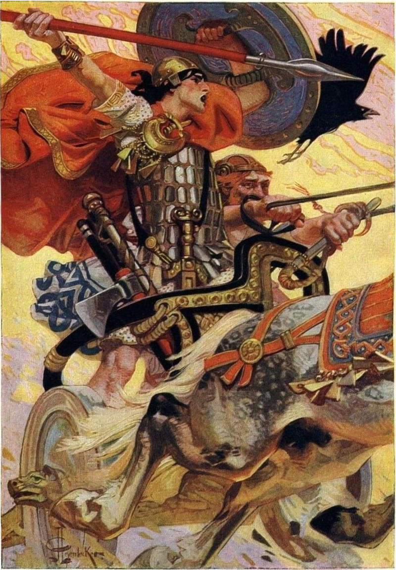 cuchulain in battle