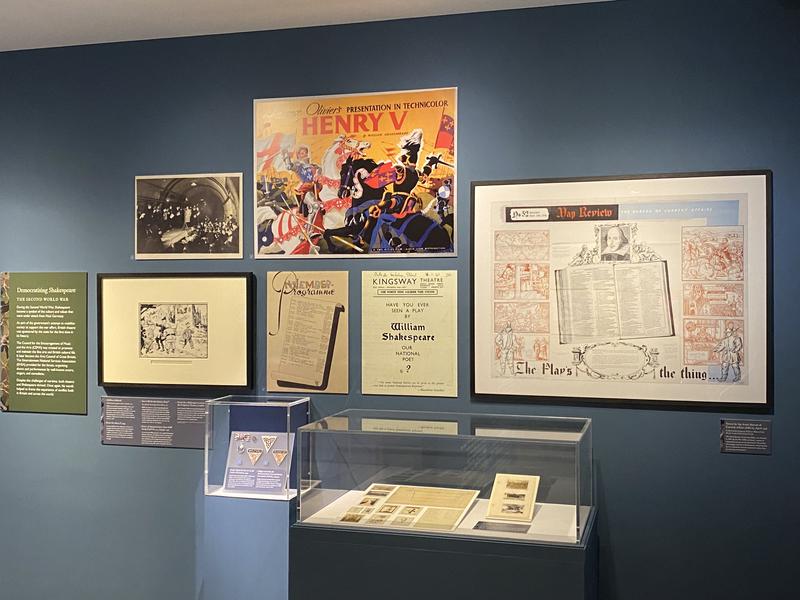 Shakespeare and war exhibition