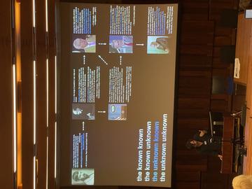 Dr Vladimir Brljak presenting at the Before Earthrise event