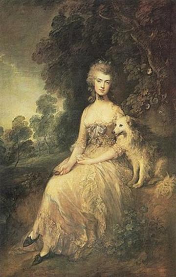 Mrs Mary Robinson (Perdita) by Gainsborough (1781). Wallace Collection
