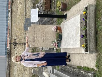 elleke boehmer at katherine mansfield grave