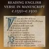 Reading English Verse in Manuscript book cover