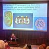 Professor Gale Owen-Crocker delivering inaugural Whitelock lecture