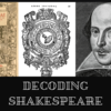 Shakespeare portrait with cryptology publications